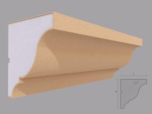 Cornisa decorativa fatada FP404 145x130mm lungime 2m [1]